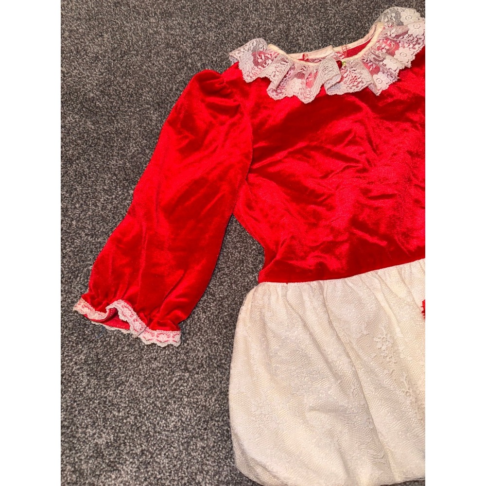 Evy - Girls Christmas Long‎ Sleeve Dress - Picture 4 of 12